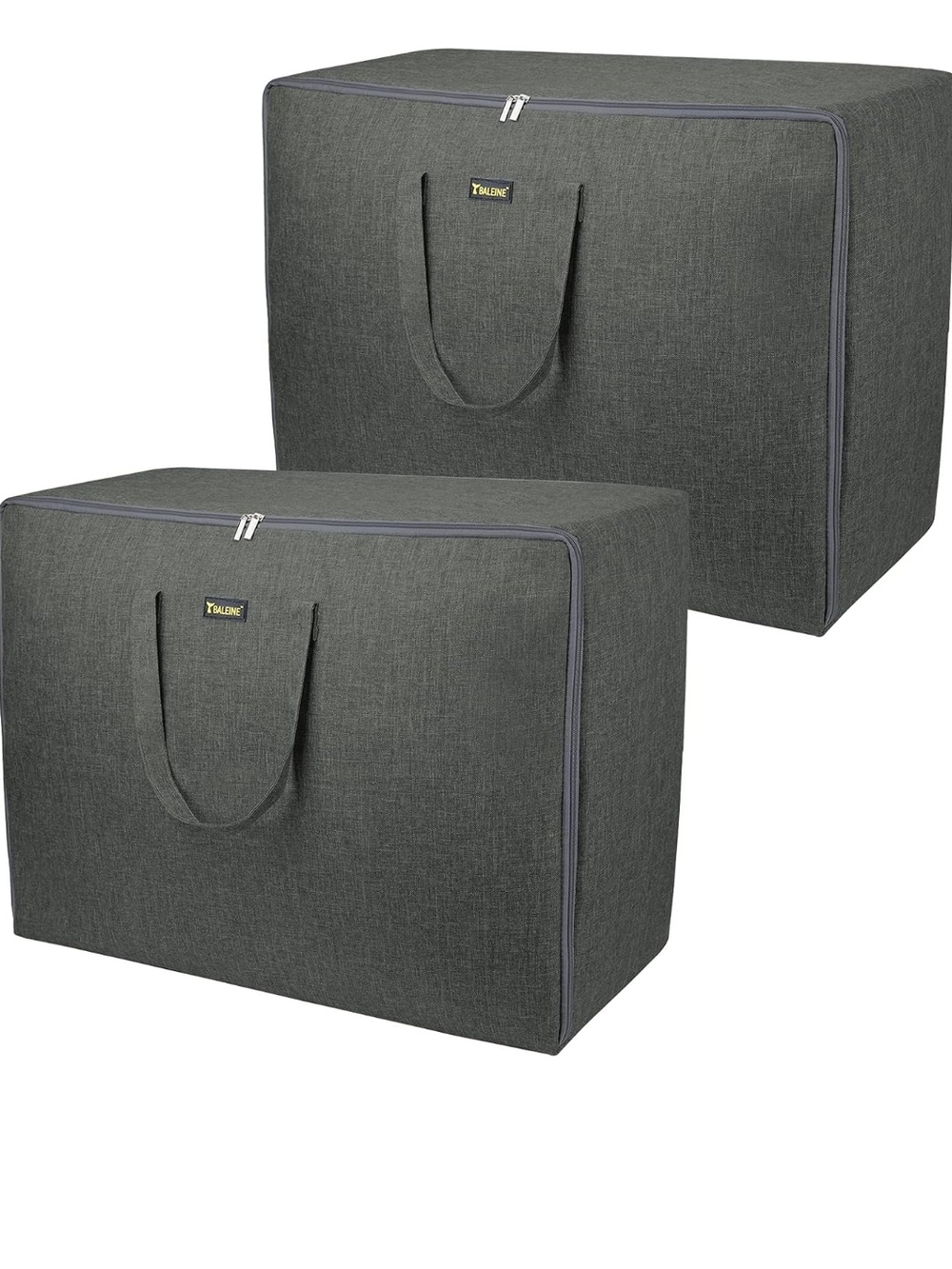 Baleine Light Brown Fabric Storage Bags - Set of 2 In A Pack